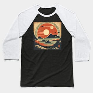 totally awesome eclipse 2024 Japanese vintage style Baseball T-Shirt